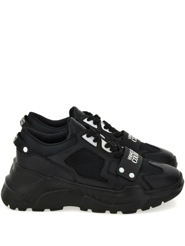 スニーカー Versace Jeans Sneakers Men Fabric Black 28598888_57883555_600.jpg