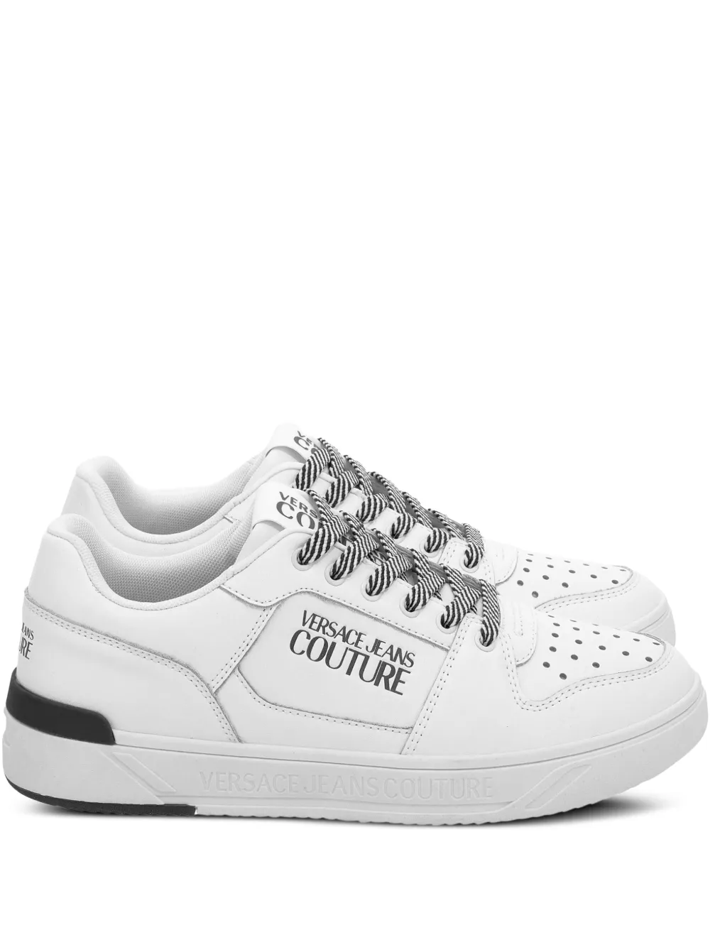 Versace Jeans Couture Leren sneakers Wit