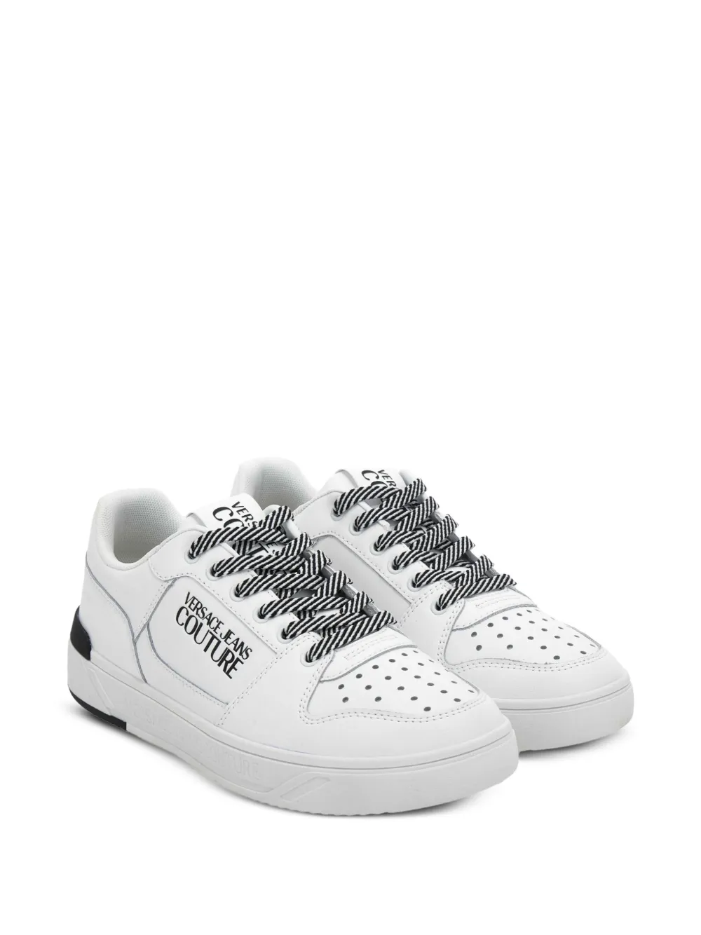 Versace Jeans Couture Leren sneakers - Wit