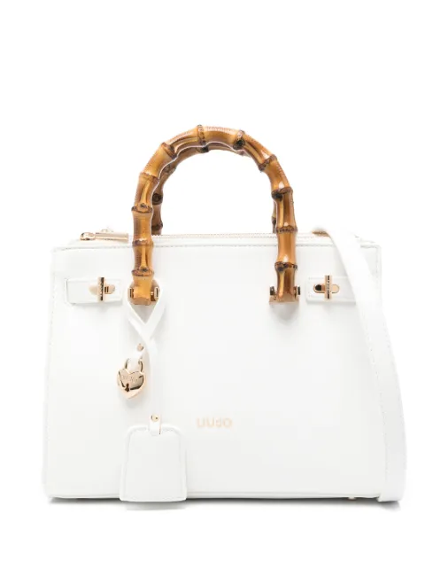 LIU JO bamboo-finish-handles tote bag