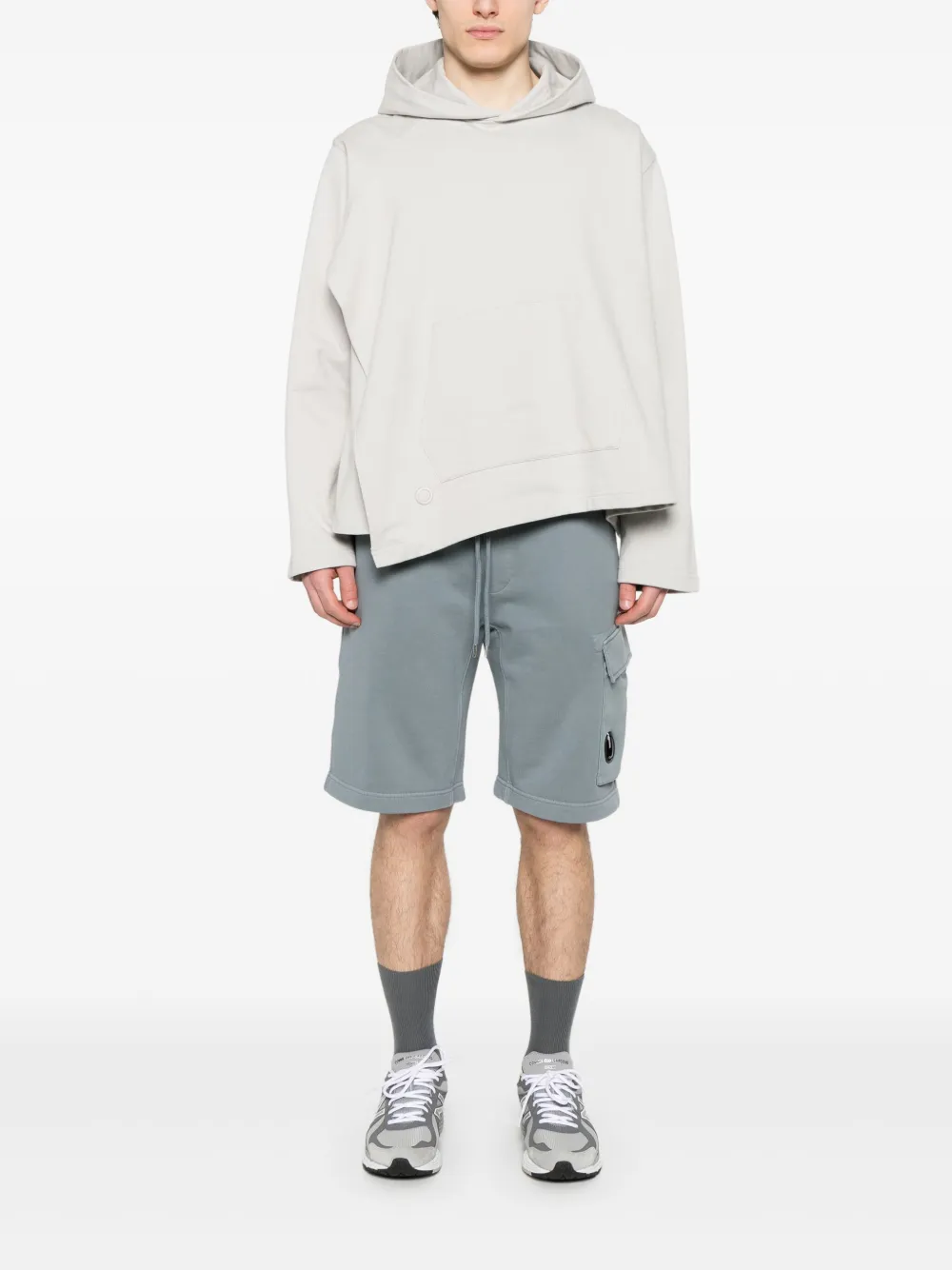 C.P. Company Shorts met Lens-detail Grijs