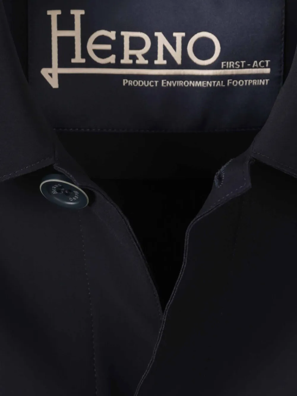 Herno Button-up shirtjack Blauw