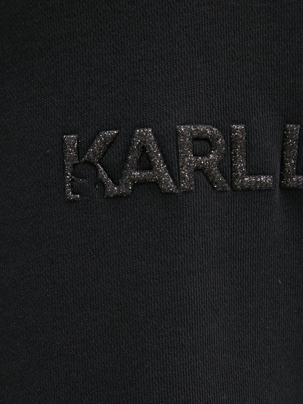 Karl Lagerfeld Sweater met rits Zwart