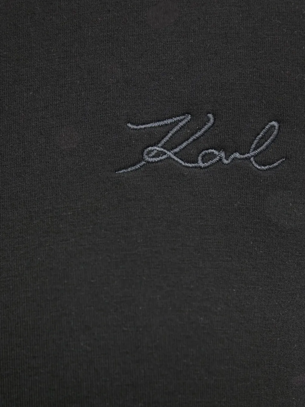 Karl Lagerfeld Sweater met rits Zwart