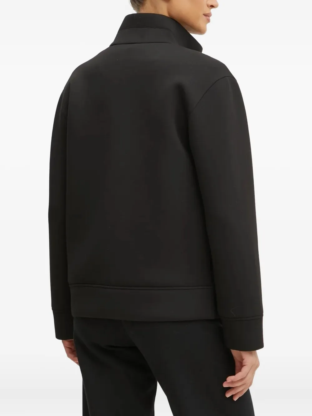 Karl Lagerfeld Sweater met rits Zwart
