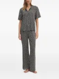 Karl Lagerfeld geometric-print pants - Black