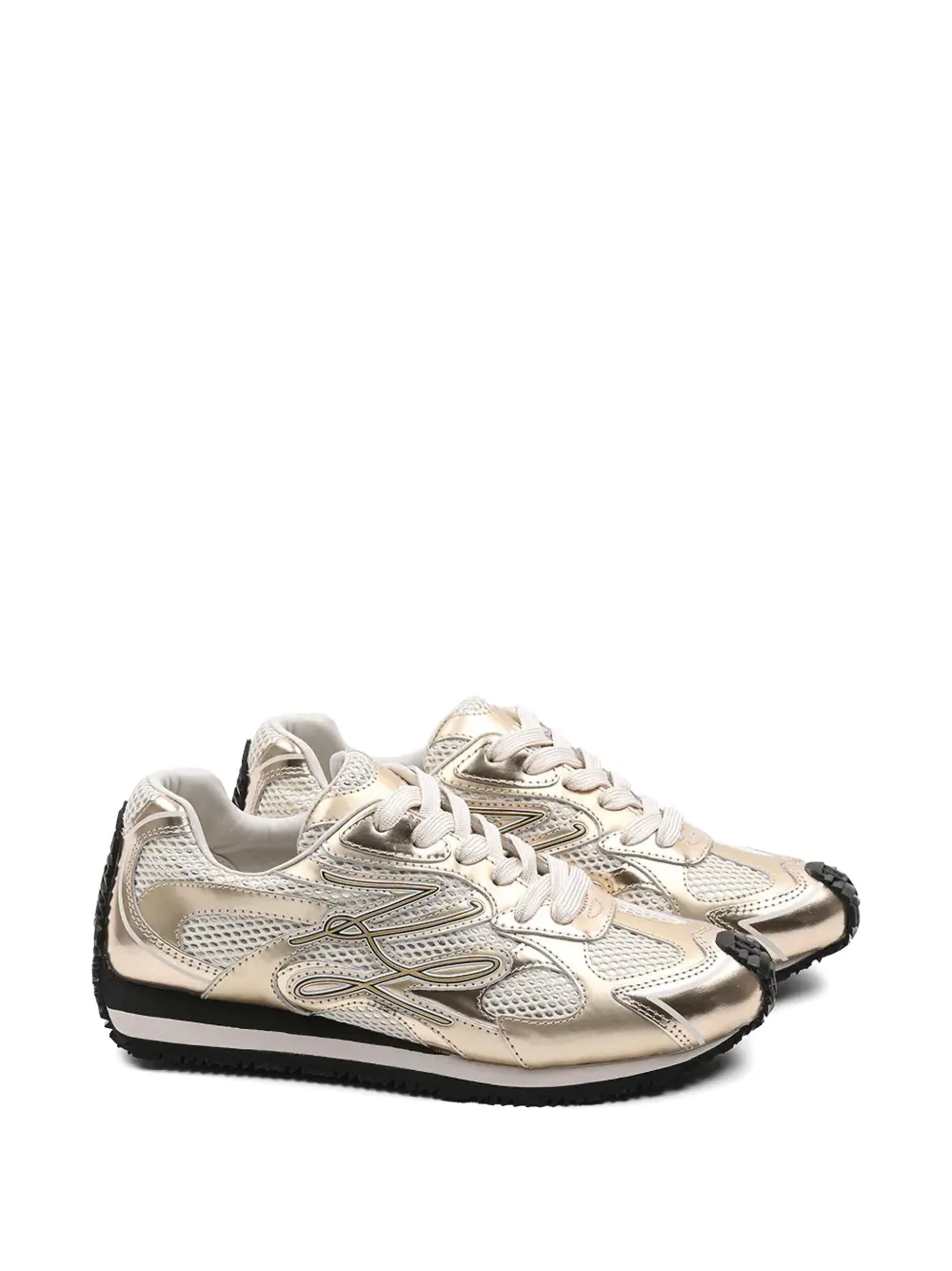 Karl Lagerfeld Velocette sneakers Goud