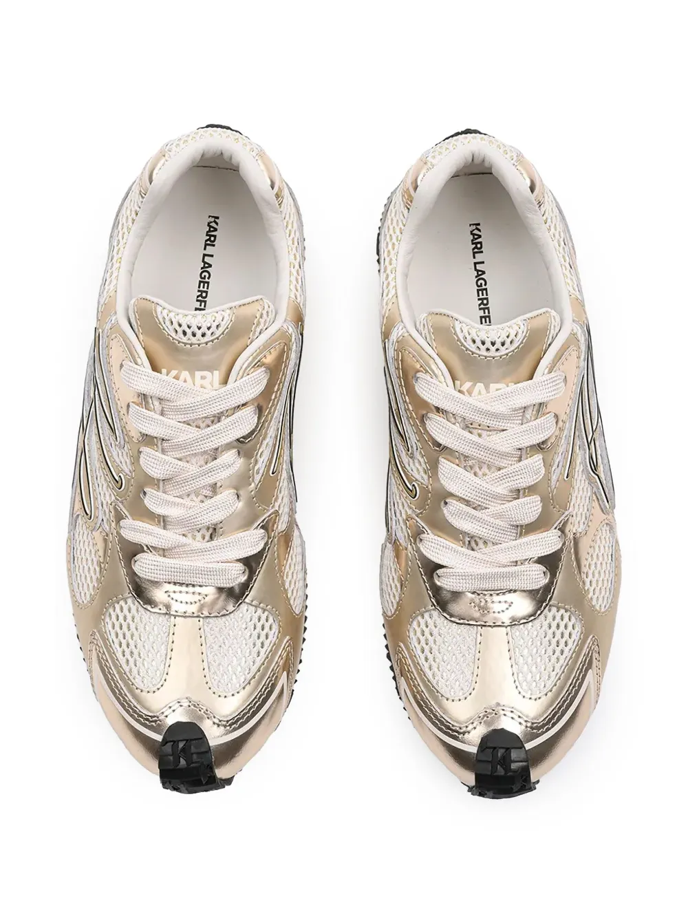 Karl Lagerfeld Velocette sneakers Goud