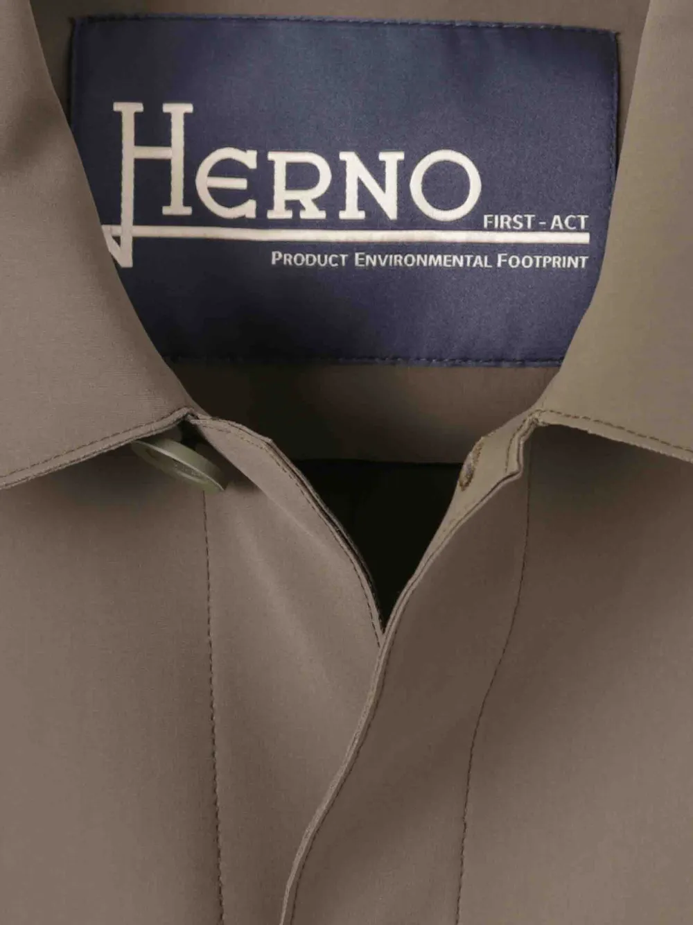 Herno Button-up shirtjack Groen