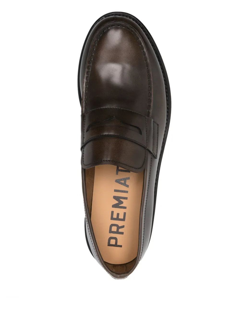 Premiata leather loafers Brown