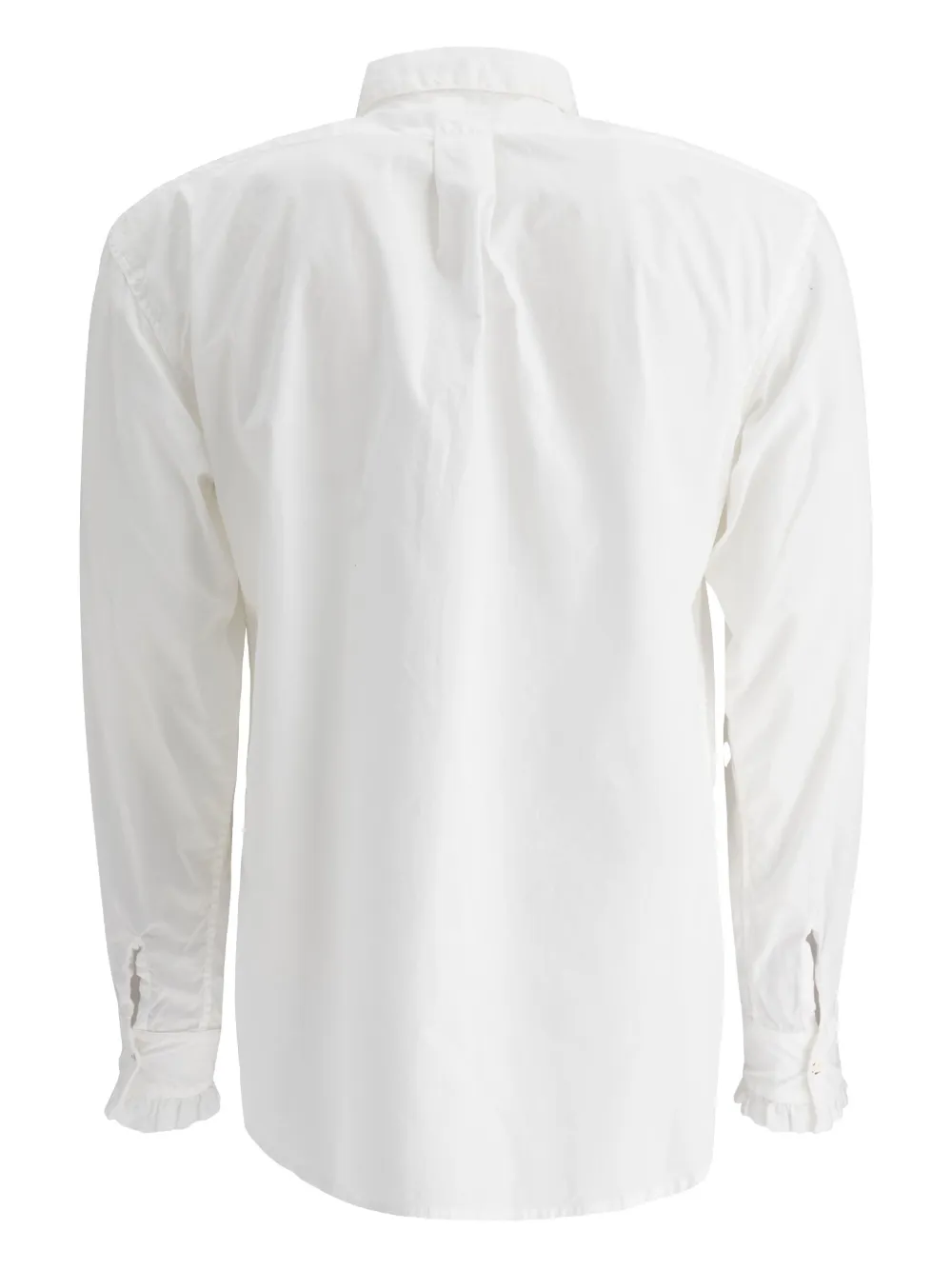 KAPITAL ruffle-detail shirt - Wit