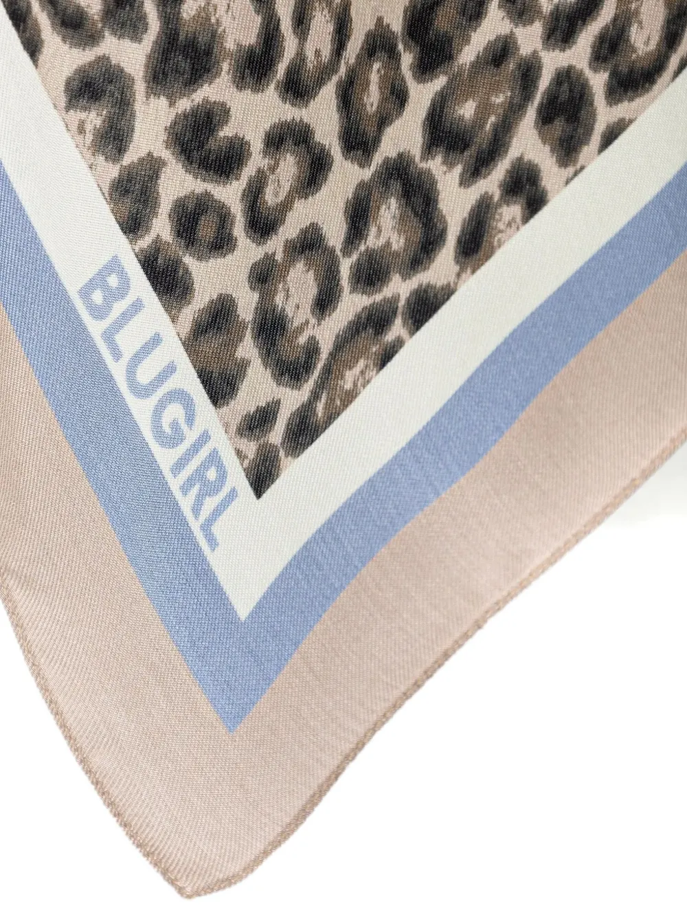 Blugirl leopard-print scarf - Beige