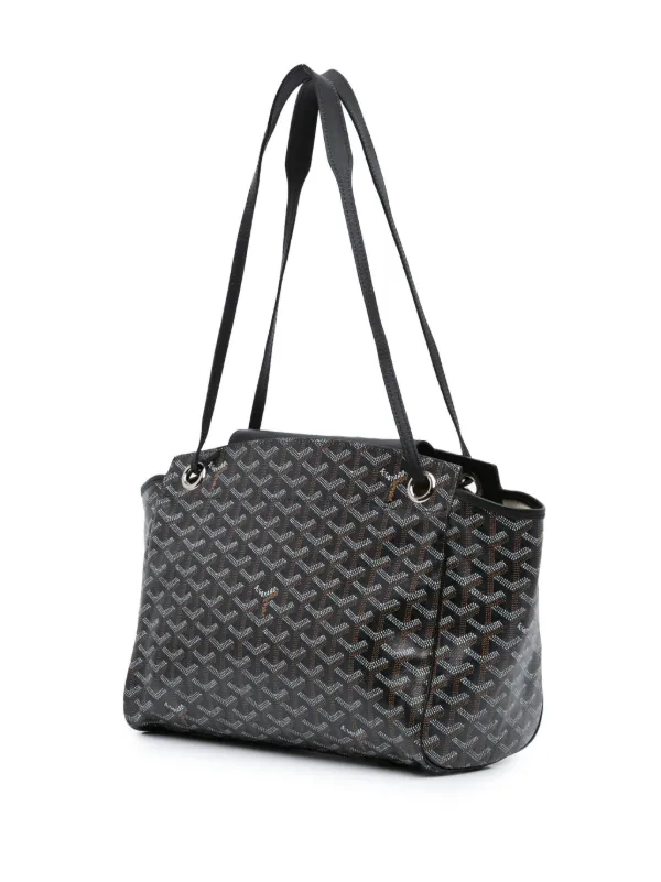 Goyard ブラック バケットバッグ Goyard Goyardine Petit Flot Bucket Bag PM Black 1740953 – FASHIONPHILE