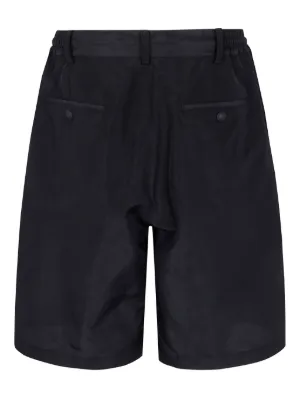 パンツ SS2021 COMME des GARCONS SHORTS MAN Comme des Garçons Homme Plus Men's' Draped Front Bermuda Shorts in