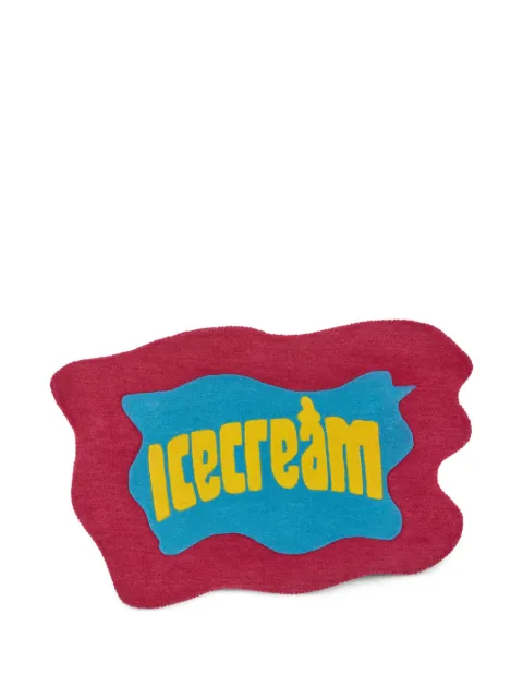 ICECREAM tæppe i jacquard med logo