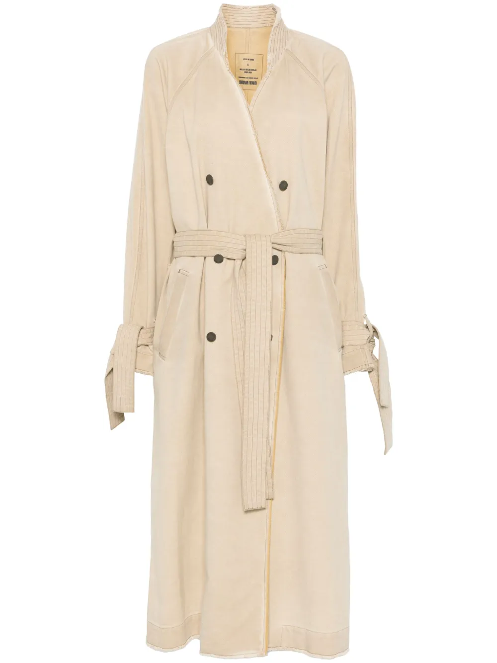 Uma Wang New Coat In Neutrals