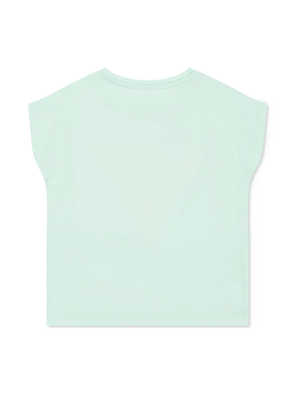 Guess kids logo-embellished T-shirt - Groen