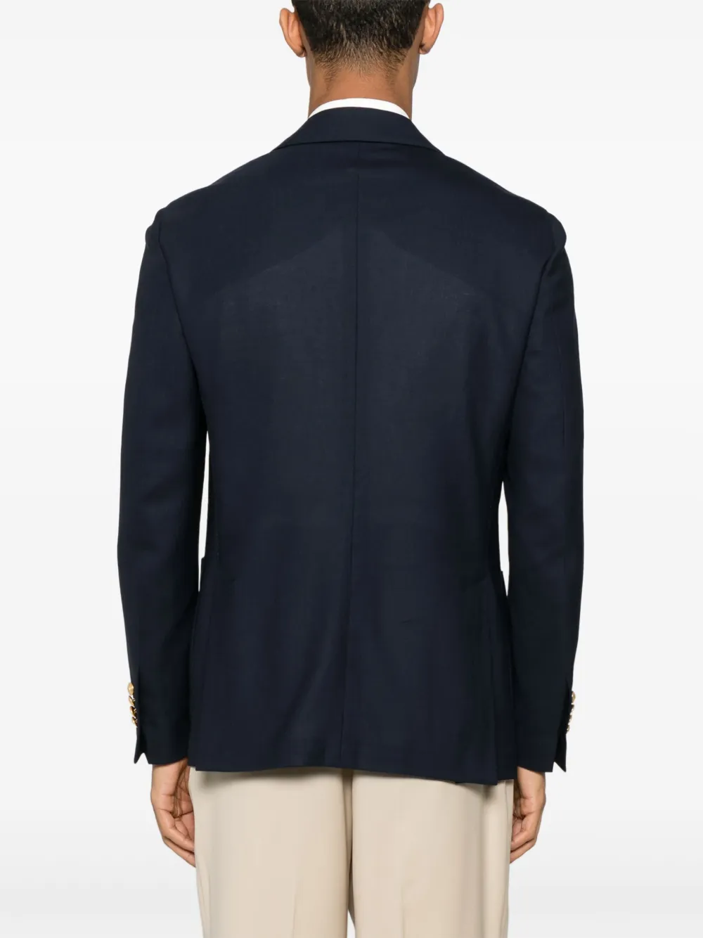 Lardini Blazer met enkele rij knopen Blauw