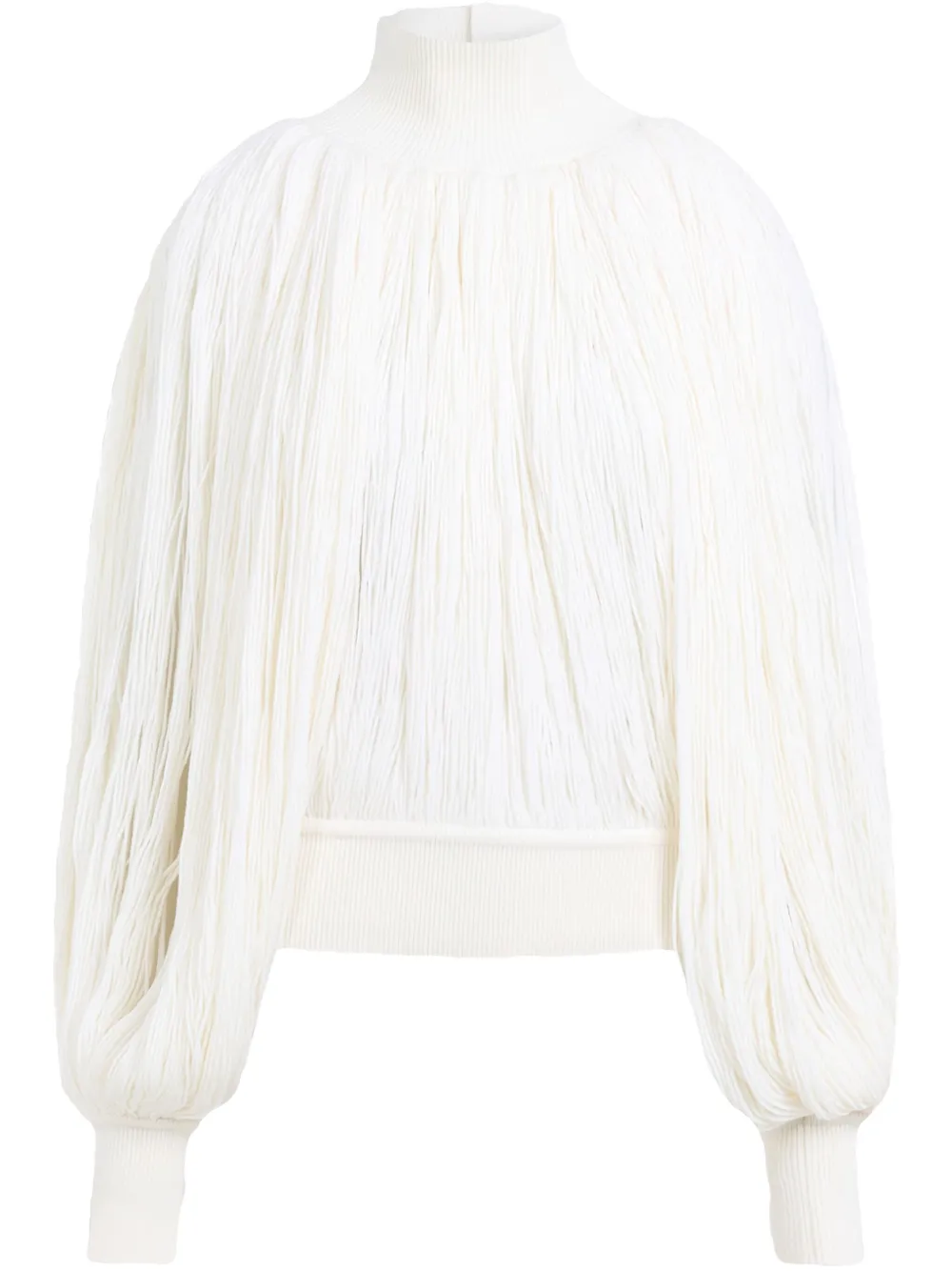 Alaïa fringed jumper | White | Image 1