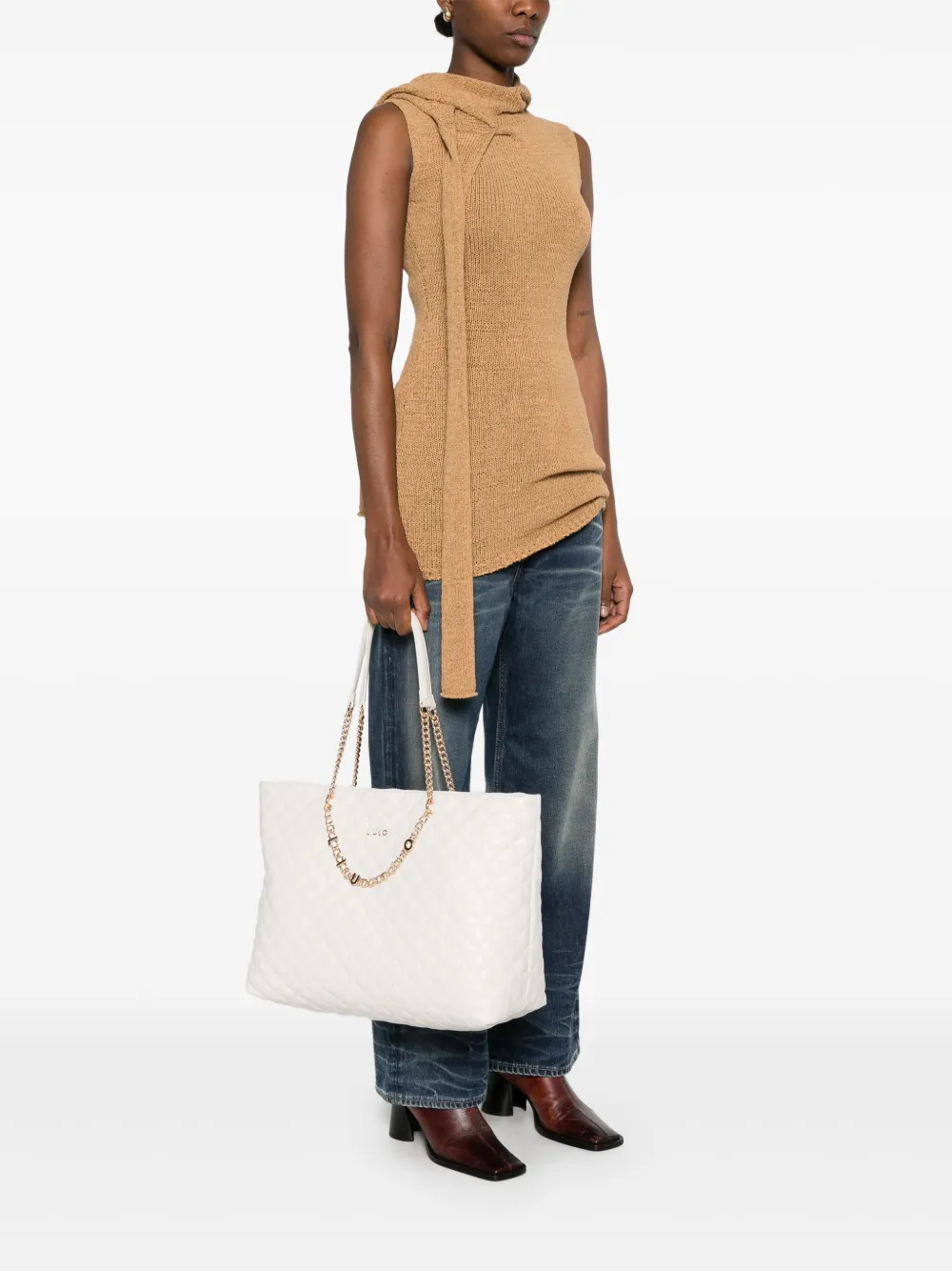 LIU JO Grote Humita shopper - Beige