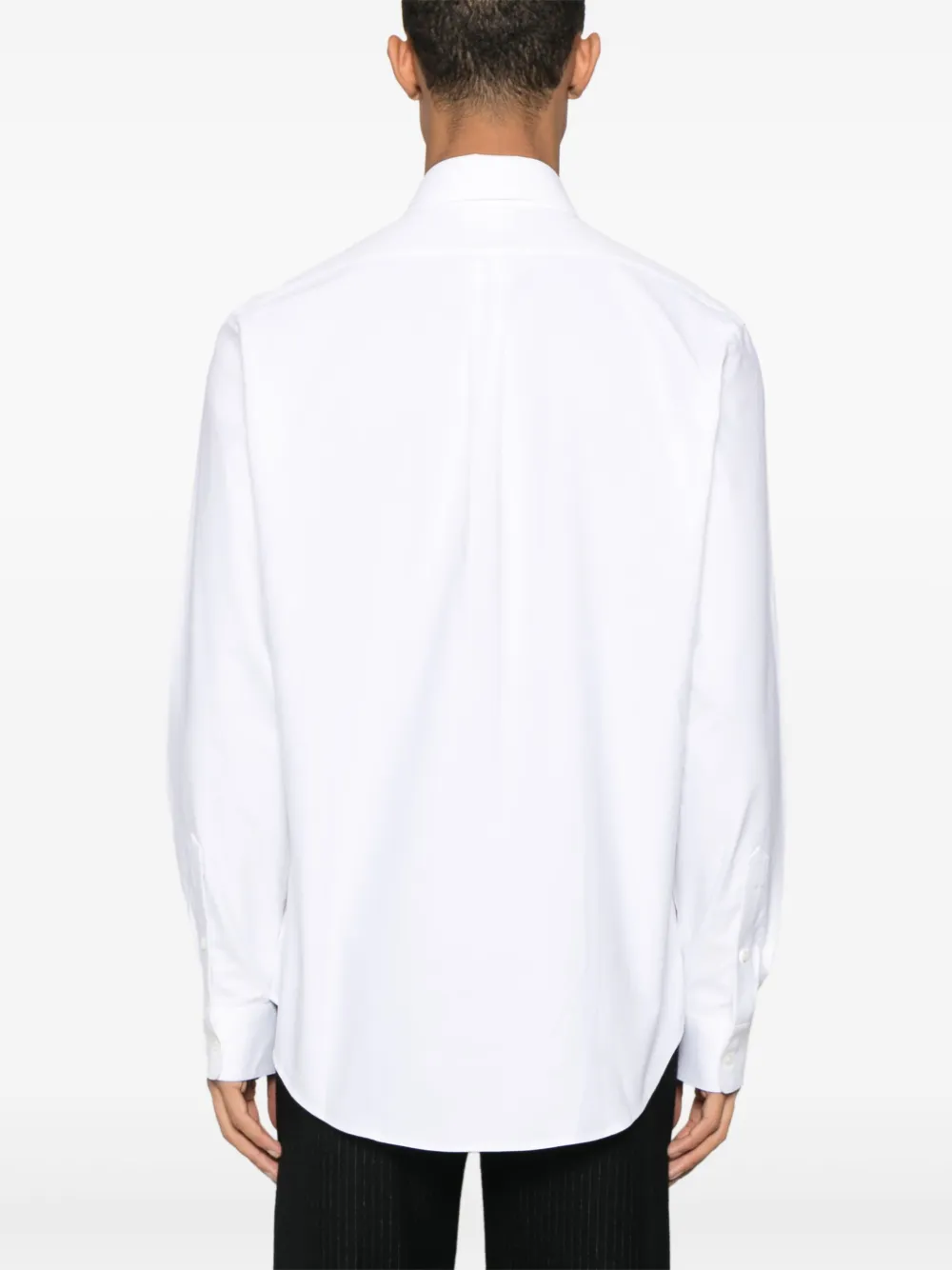Givenchy Overhemd met geborduurd logo Wit