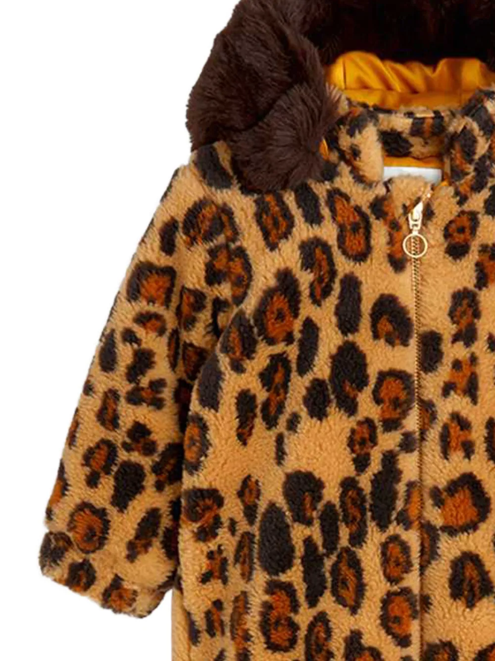 Mini Rodini Romper met dierenprint Beige