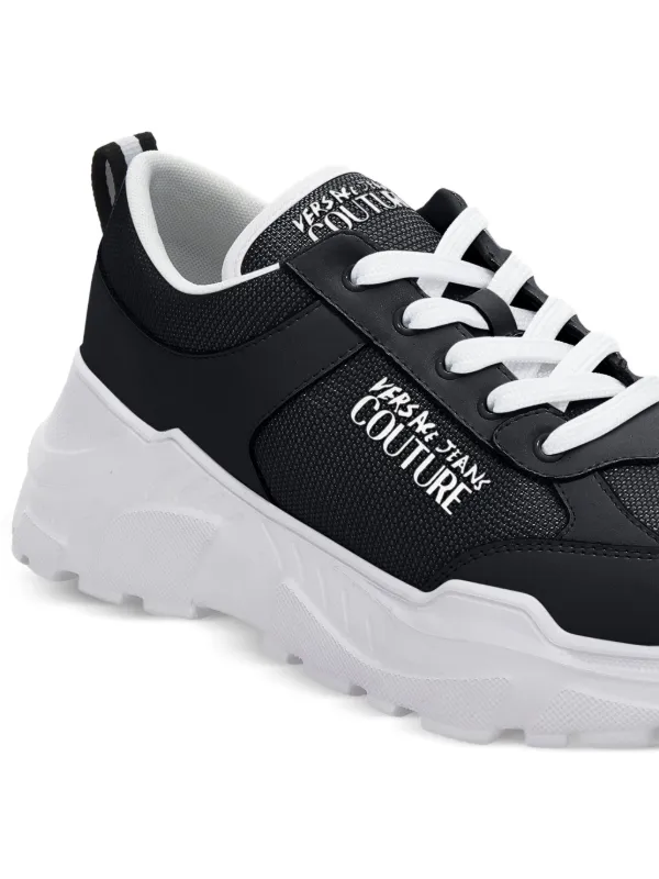 関税送料込【VERSACE JEANS COUTURE】チャンキースニーカー Versace Jeans Couture チャンキー スニーカー | ブラック