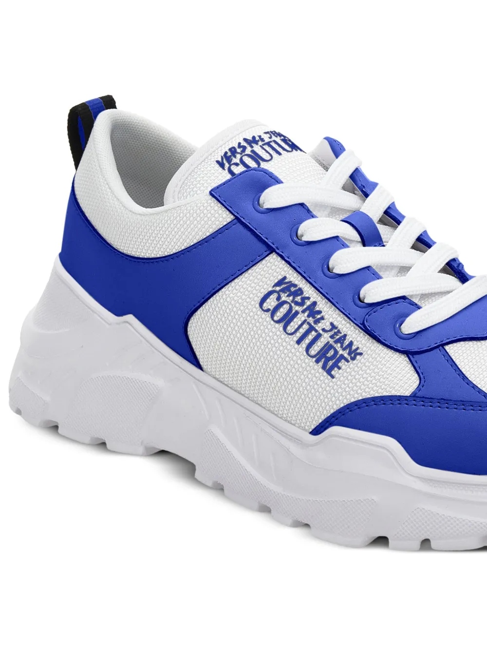 Versace Jeans Couture Sneakers met logo-applicatie Wit