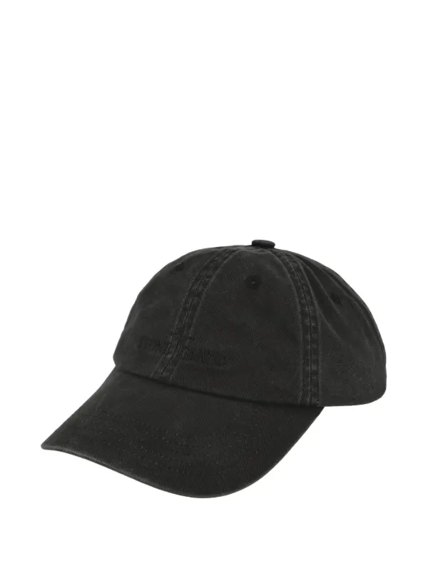 Stone Island ベースボール キャップ | ブラック | FARFETCH JP