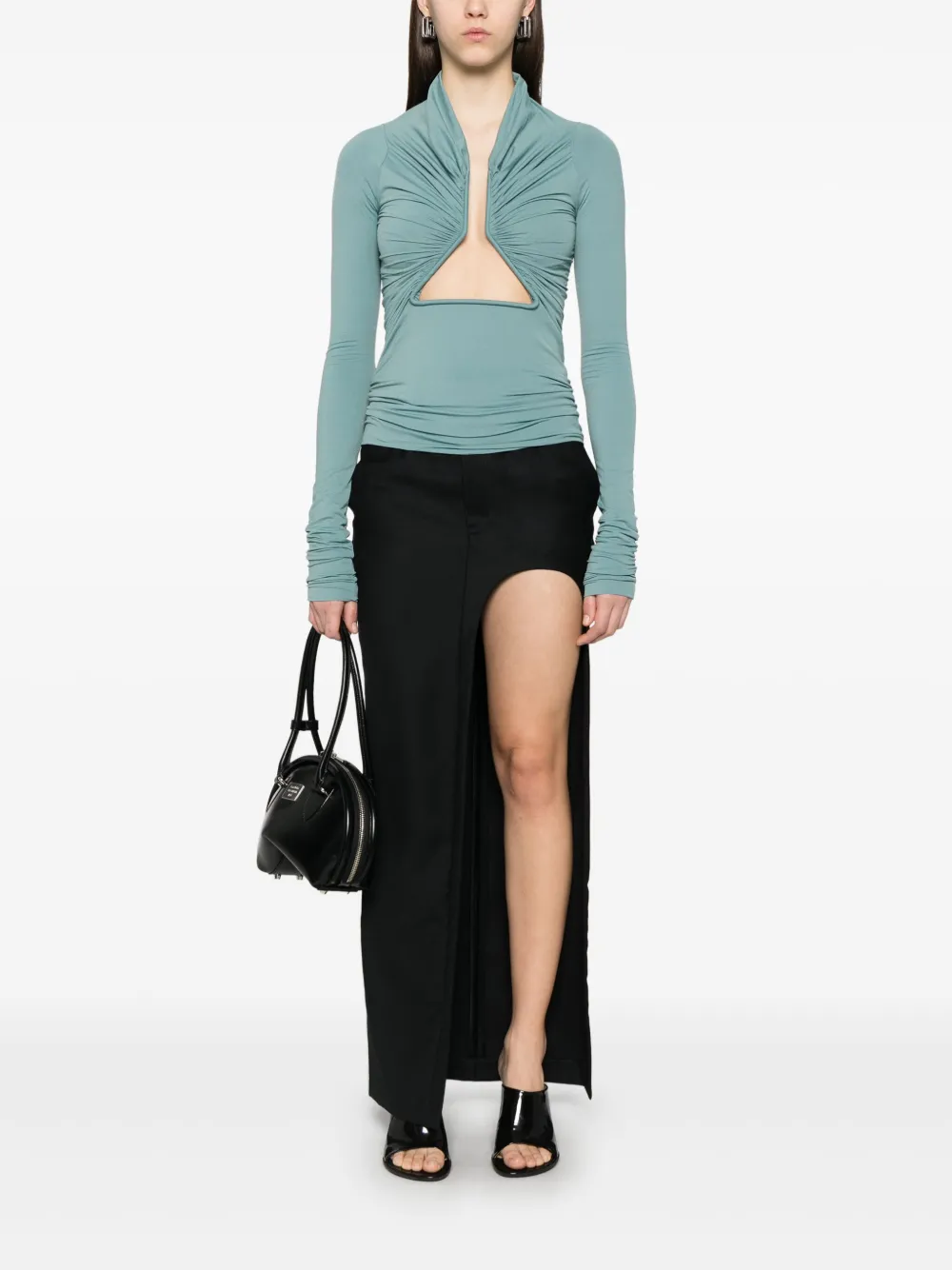 Rick Owens Top met print - Blauw