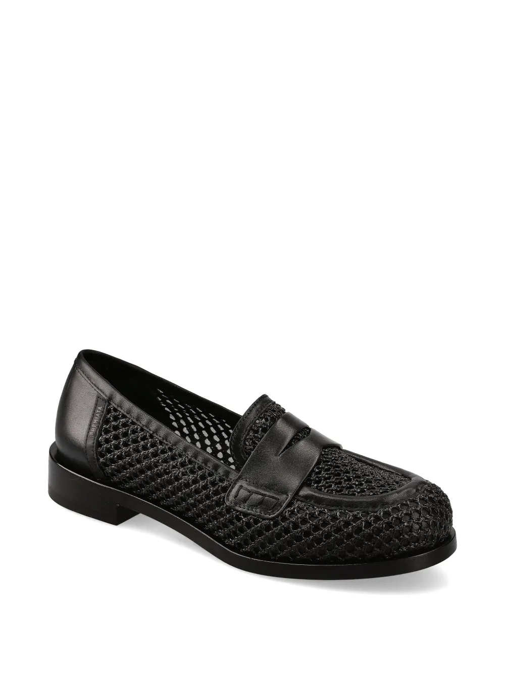 Premiata perforated-detailing loafers - Zwart