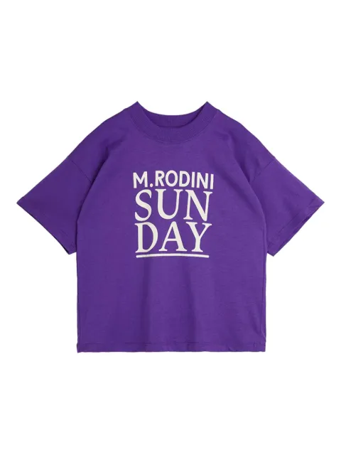 Mini Rodini playera con logo estampado