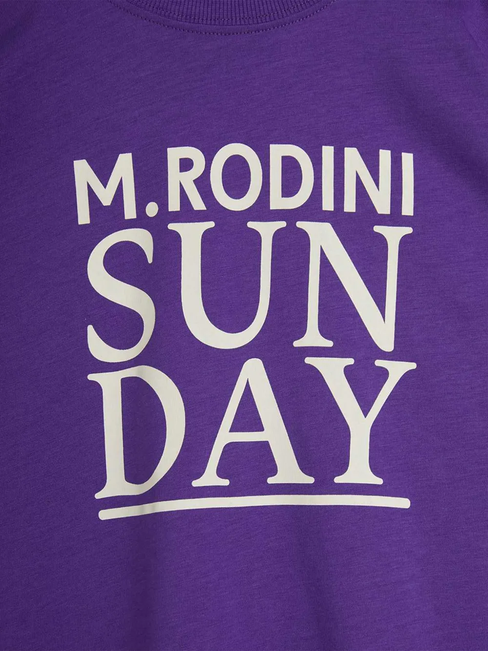 Shop Mini Rodini Logo-print T-shirt In Violett