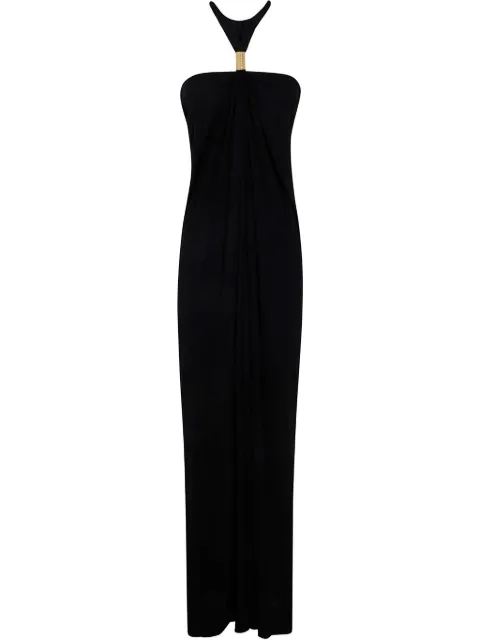 TOM FORD vestido midi con cuello halter