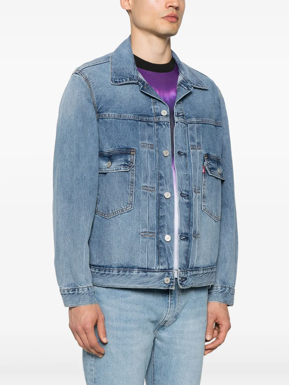 Levi's Type 2 jack Blauw