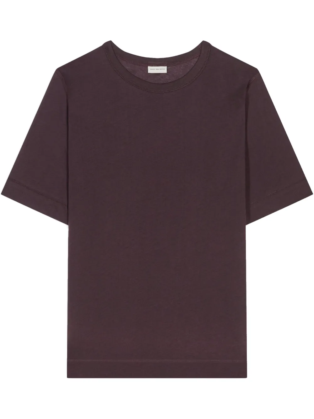 DRIES VAN NOTEN Katoenen T-shirt Paars