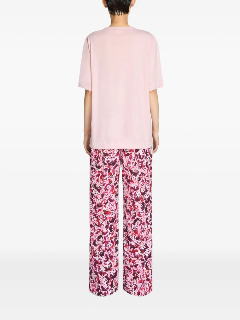 DRIES VAN NOTEN Katoenen T-shirt Roze