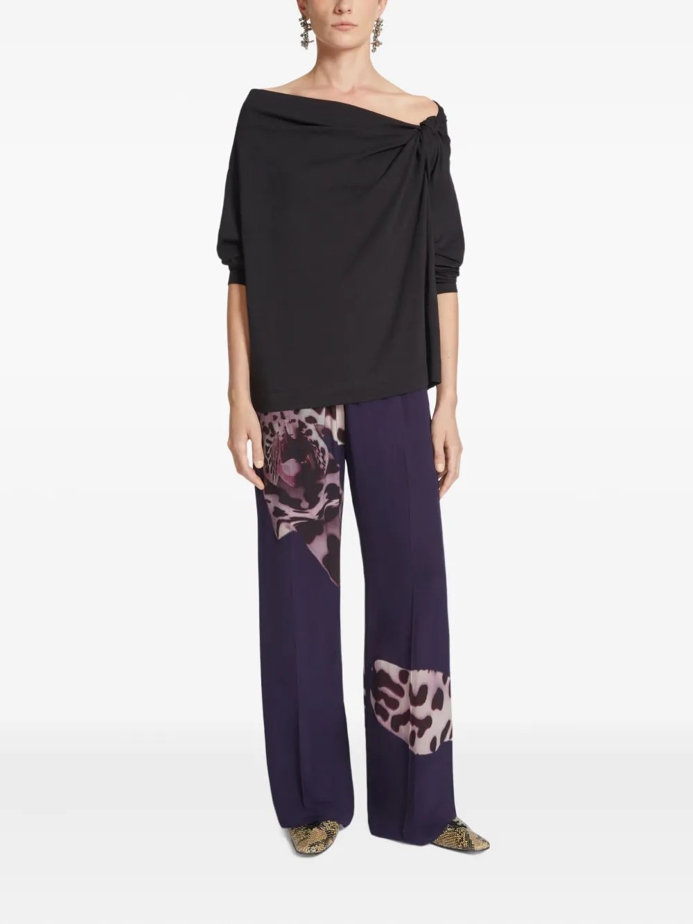 DRIES VAN NOTEN top con hombros descubiertos | Chalecos y camisetas | Image 2