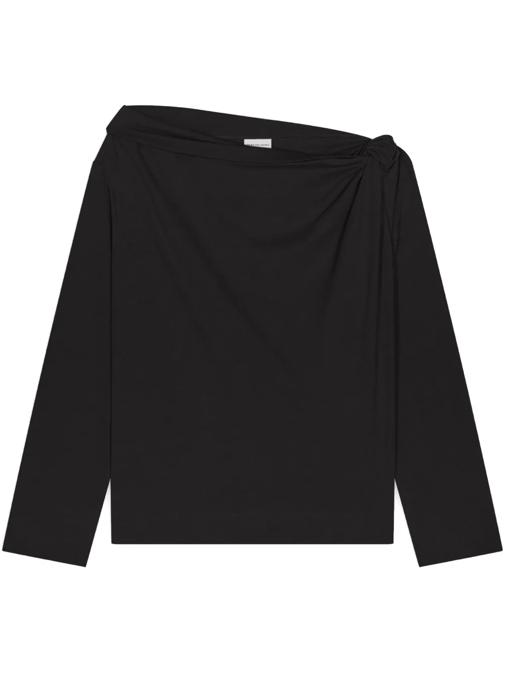 DRIES VAN NOTEN top con hombros descubiertos | negro | Image 1