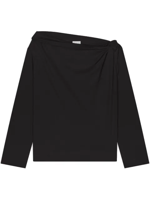 DRIES VAN NOTEN top con hombros descubiertos