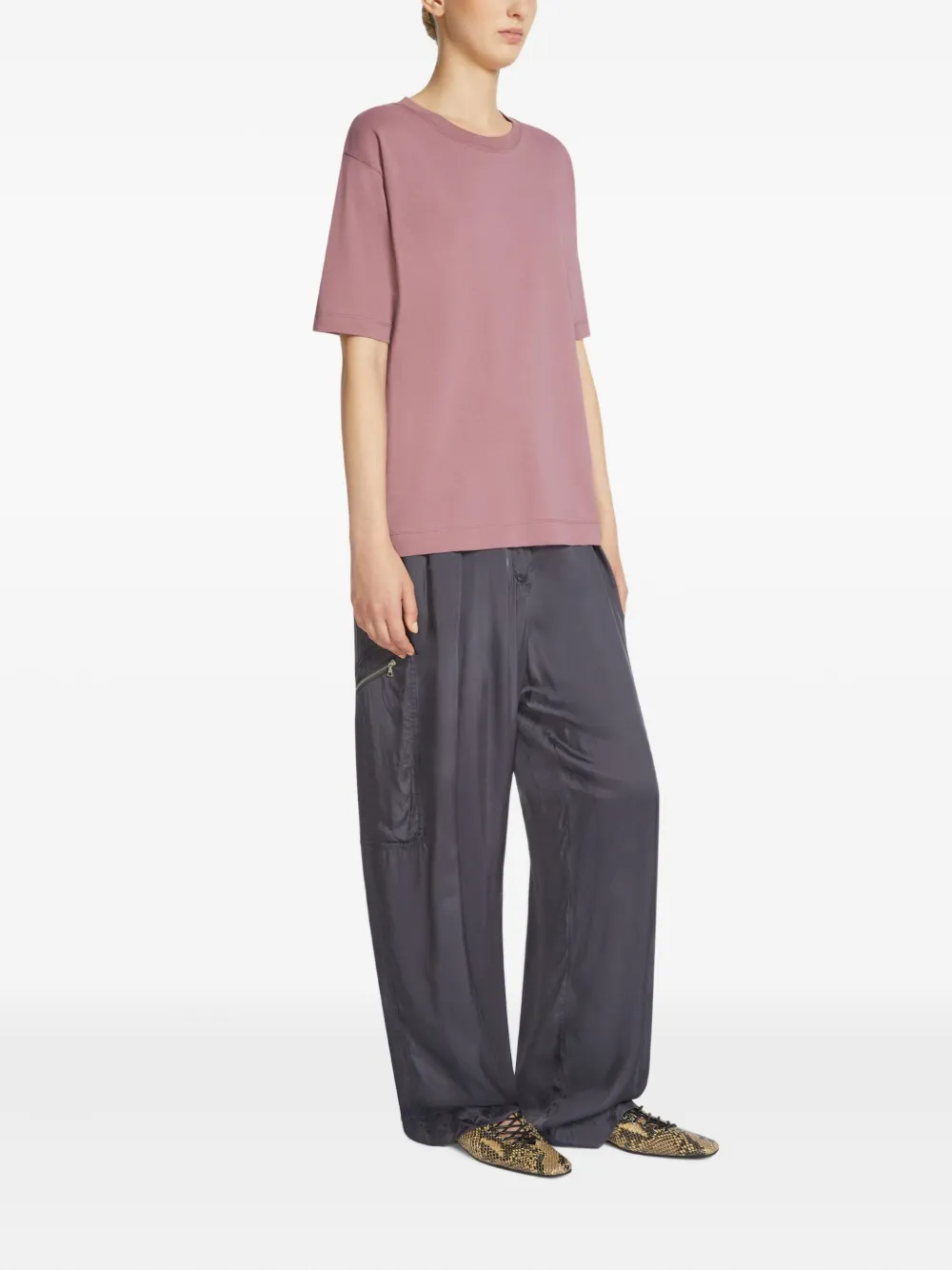 DRIES VAN NOTEN Katoenen T-shirt Roze