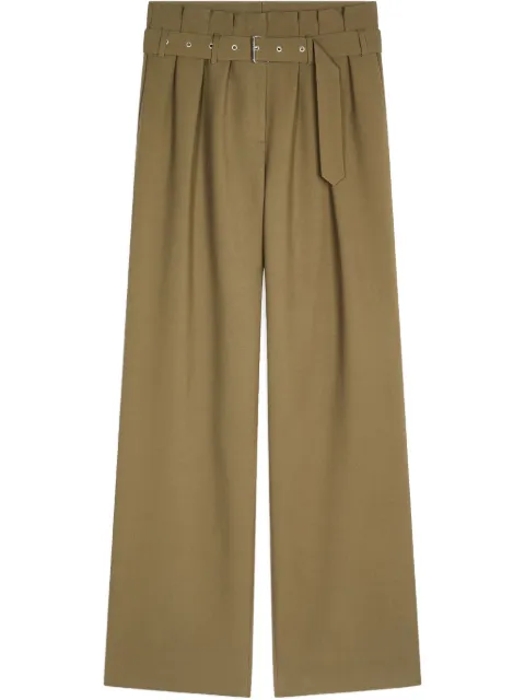 DRIES VAN NOTEN pleat-detailing trousers 
