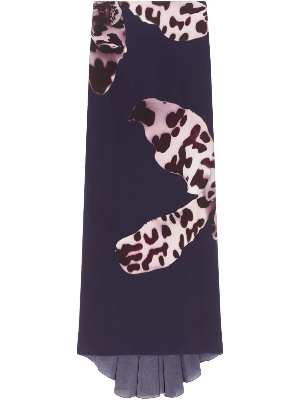 DRIES VAN NOTEN jupe à design drapé | violet | Image 1