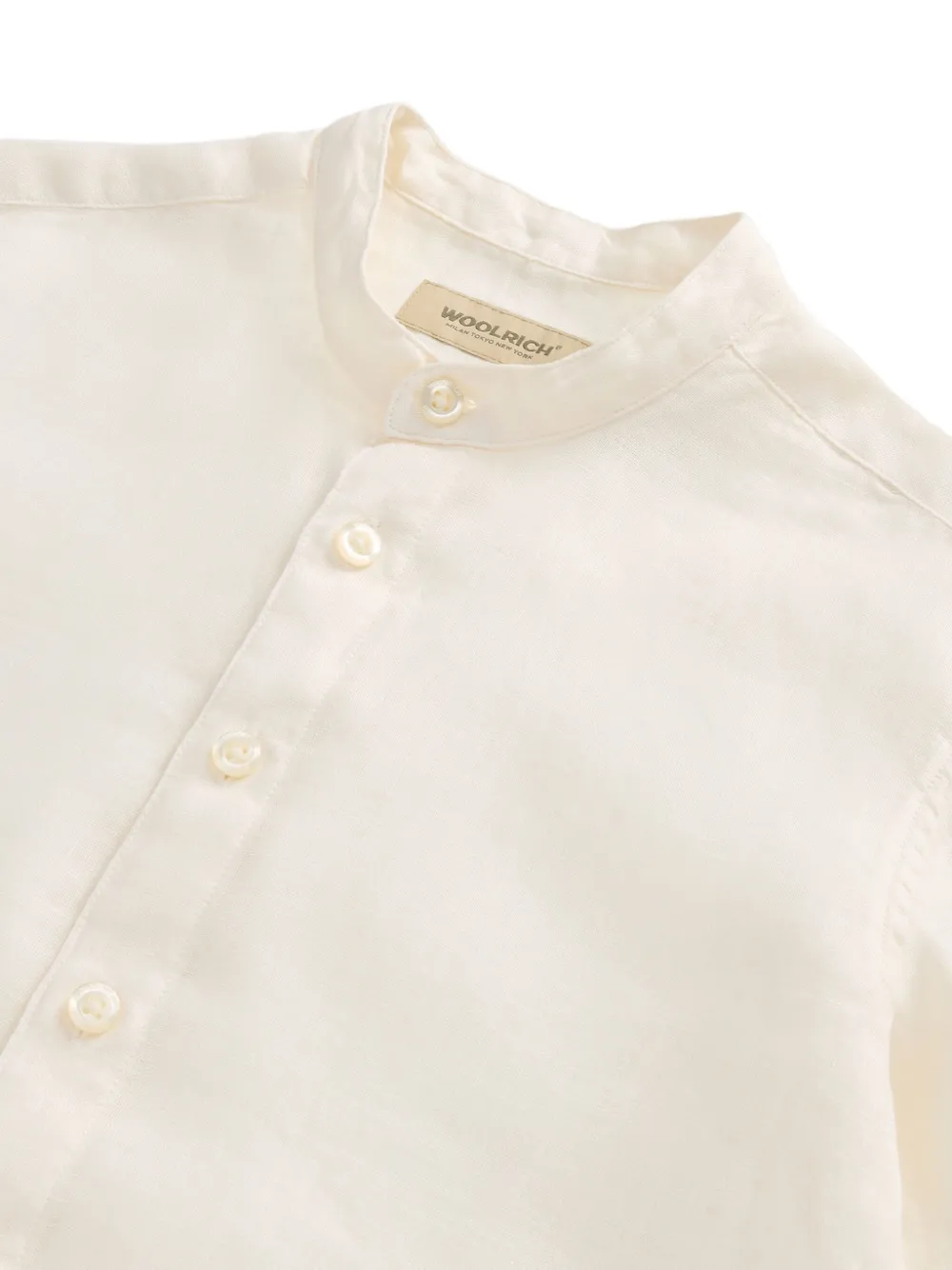 Woolrich Linnen shirt Beige
