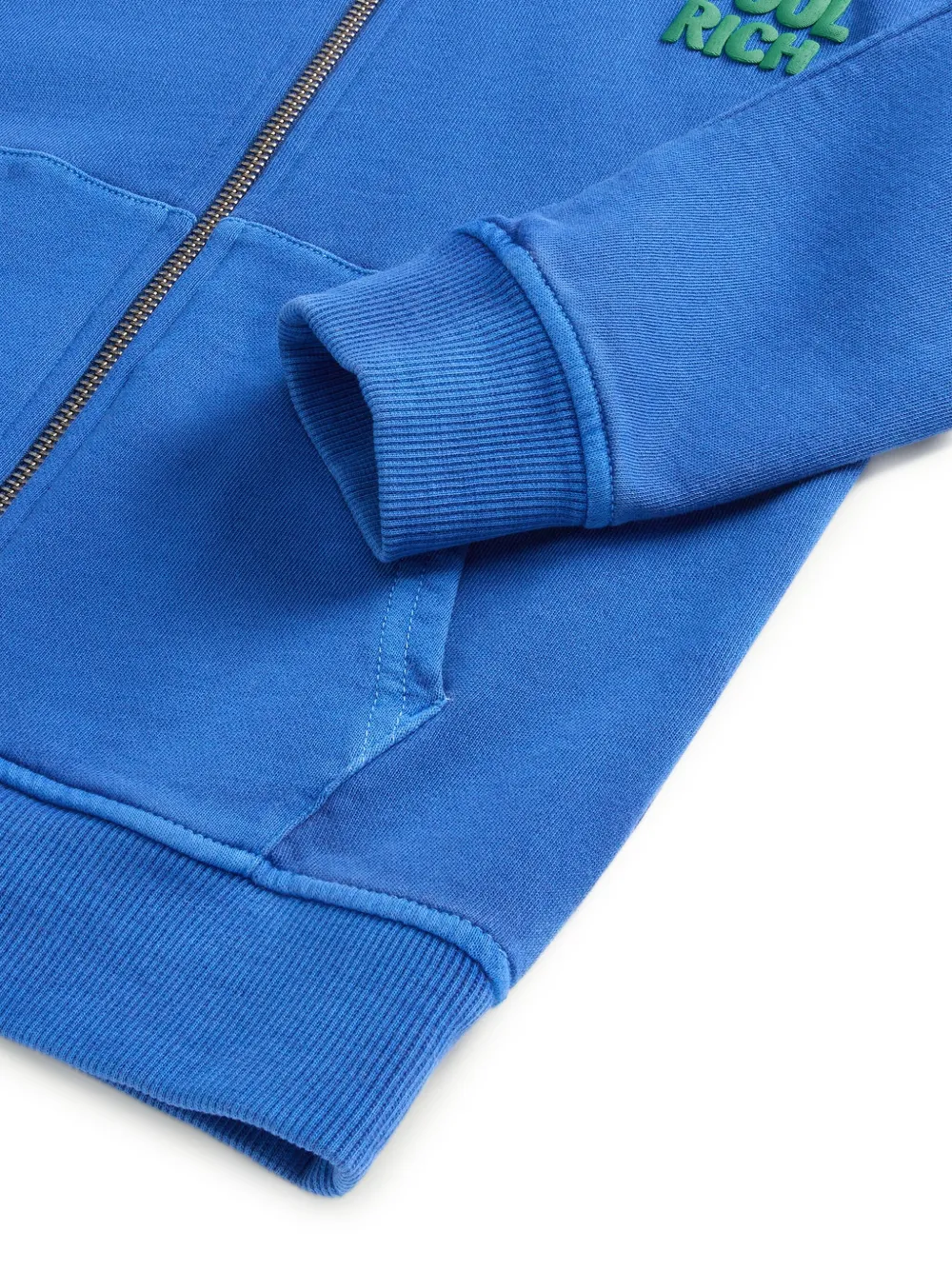Woolrich Hoodie met rits Blauw