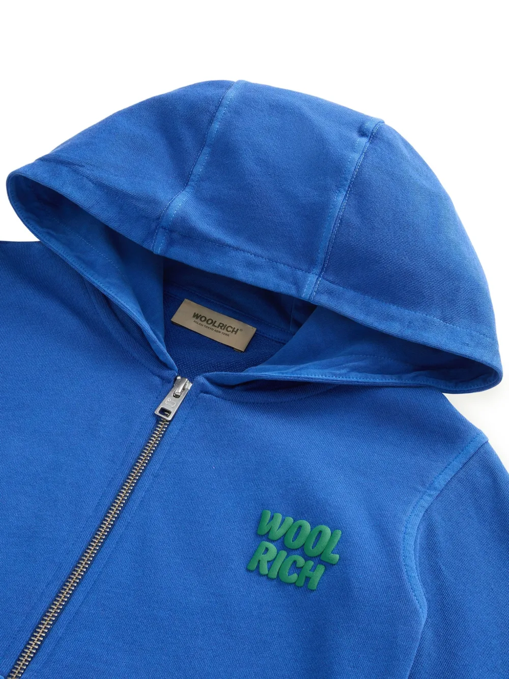 Woolrich Hoodie met rits Blauw