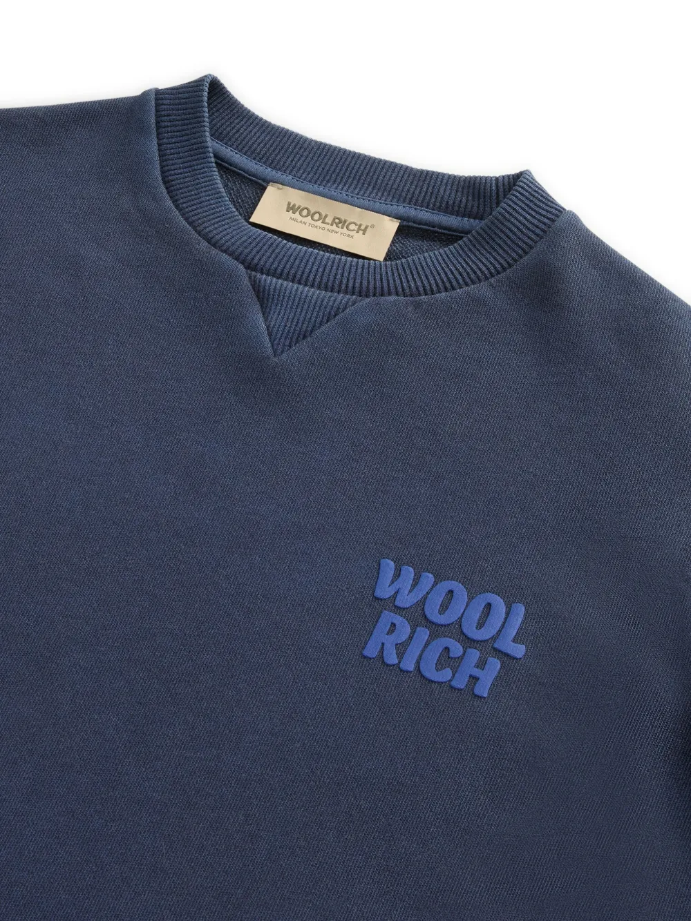 Woolrich Sweater met ronde hals Blauw