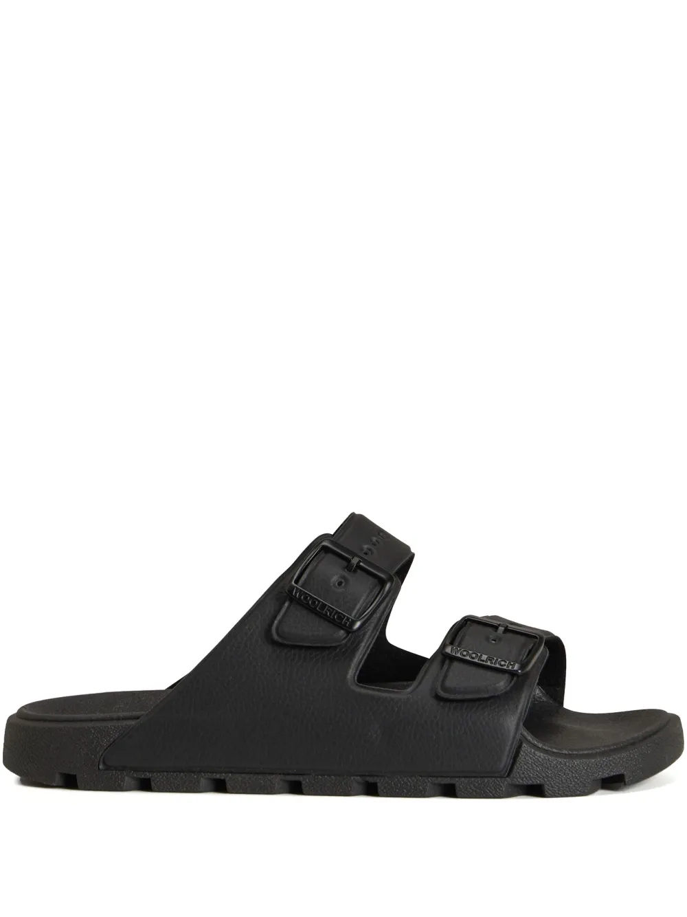 Woolrich double-buckle slides Black