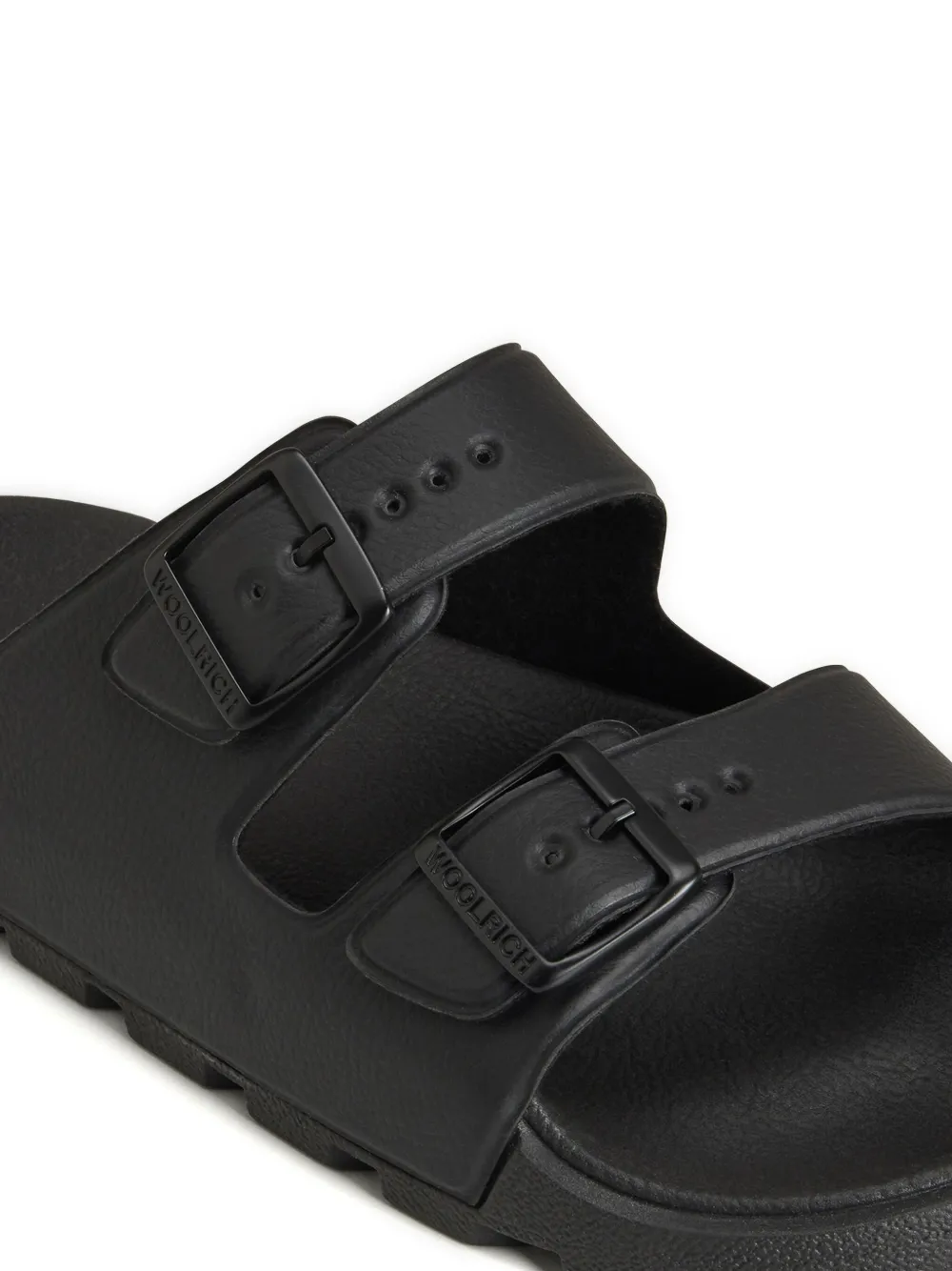 Woolrich double-buckle slides Black