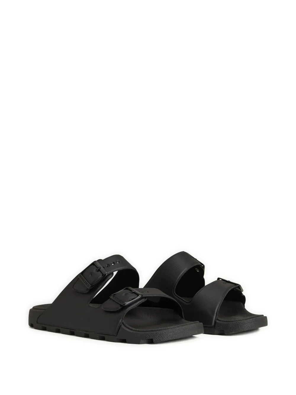 Woolrich double-buckle slides Black